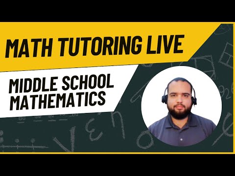 Middle School Mathematics Tutoring (Live)